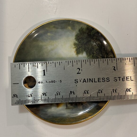 Crown Staffordshire, serrure et moulin Dedham par John Constable 3" - Picture 4 of 8